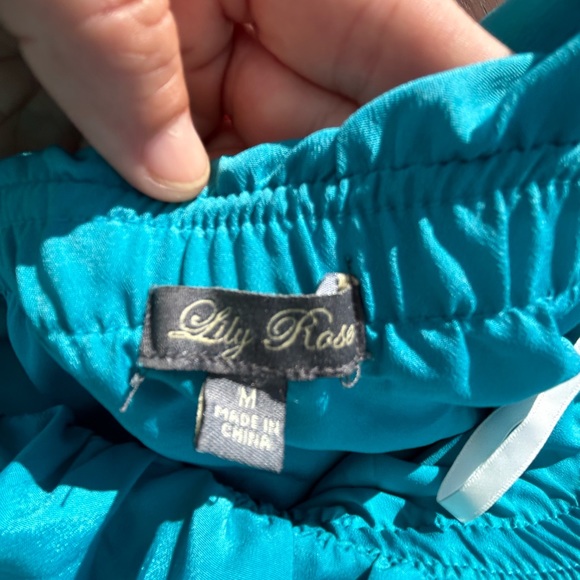 Blue Tier Dress - Picture 6 of 7